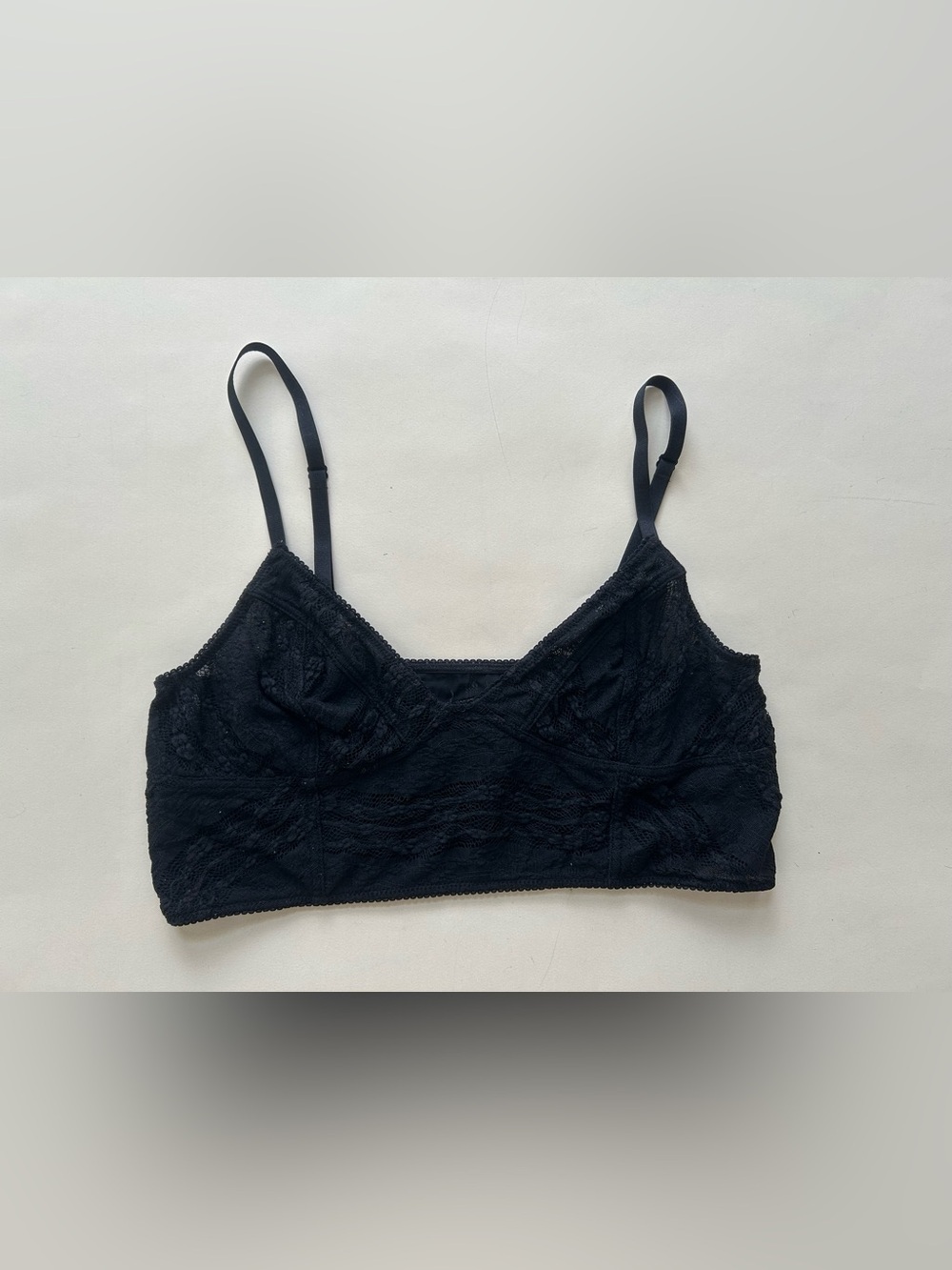 Intimately free people Lace Longline Bralette in black size L